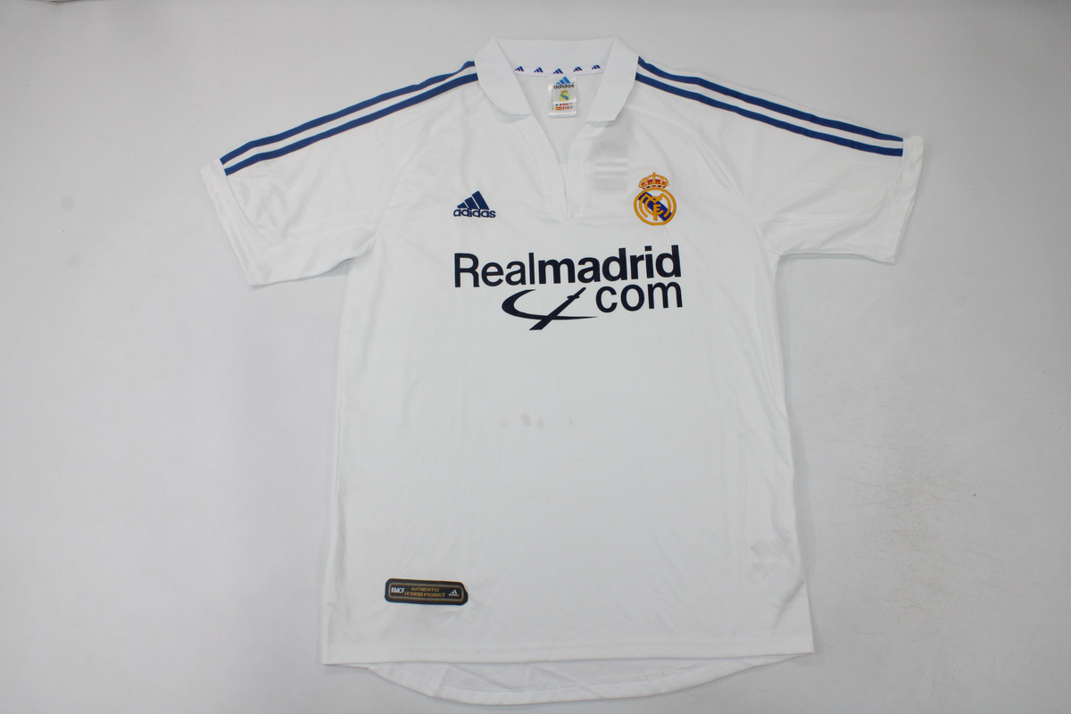 AAA Quality Real Madrid 01/02 Home Sponsor Soccer Jersey